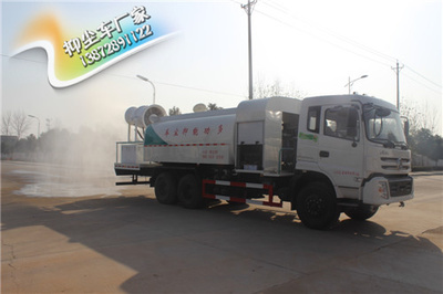 湖北润力专用汽车 东风后双桥抑尘车，打造绿色工地新标杆